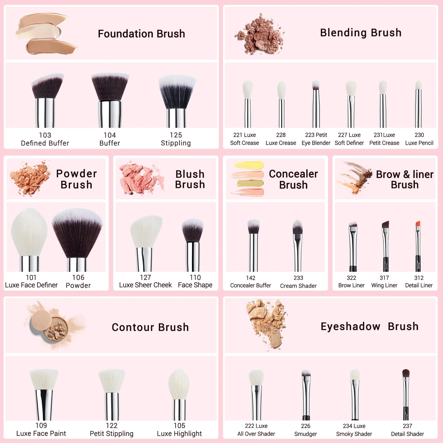 Professional Make up Brush Set