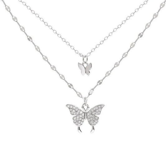 New Shiny Butterfly Necklace