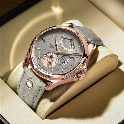 Waterproof Luminous Leather Quartz Watches