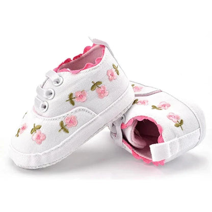 Baby Embroidered Soft Walker Shoes