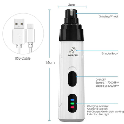 Pet USB Charging Nail Trimmer