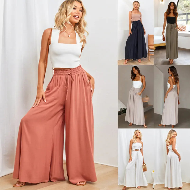 Summer women's Wide Leg Pants