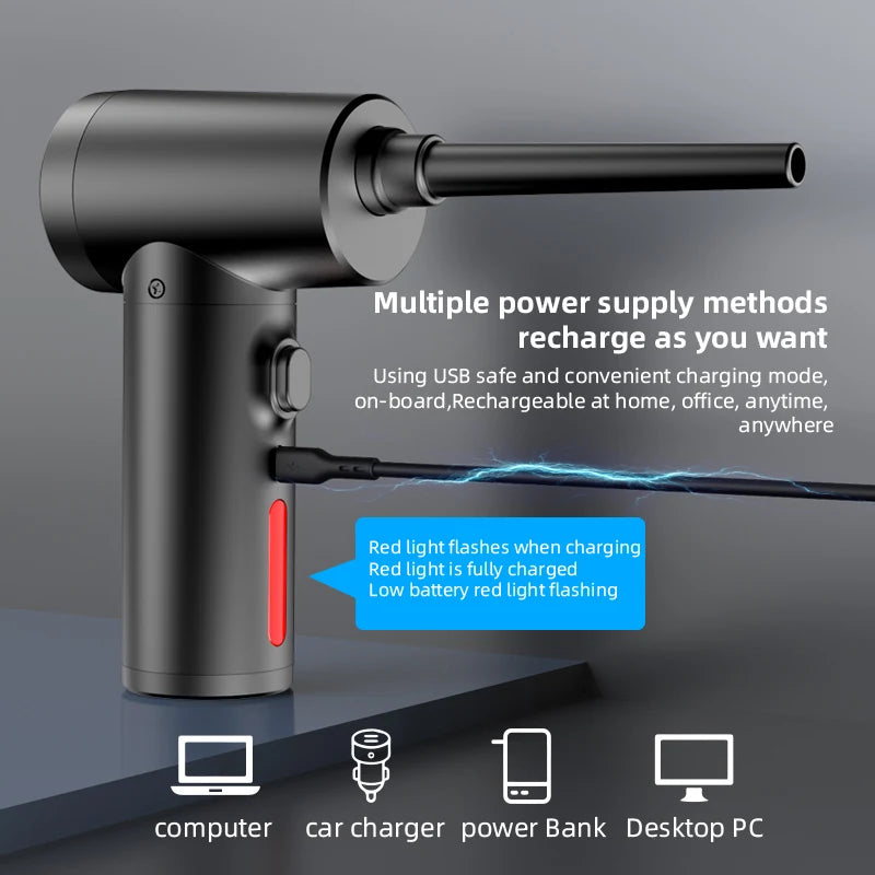 Wireless 50000 RPM Dust Blowing Gun