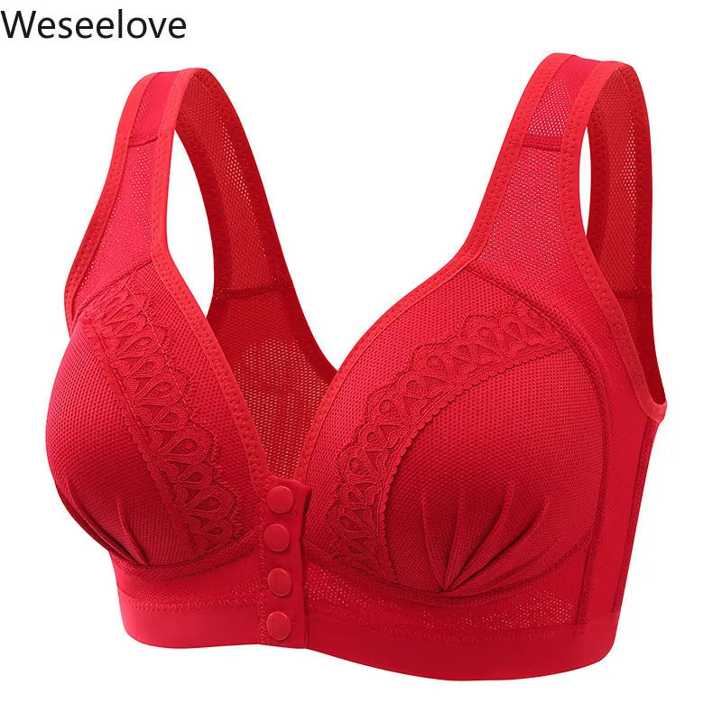 Women Sexy Front Closure Bra