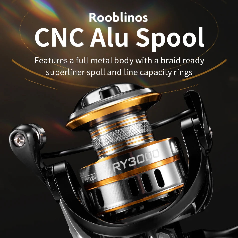 Smooth Metal Frame Fishing Reel