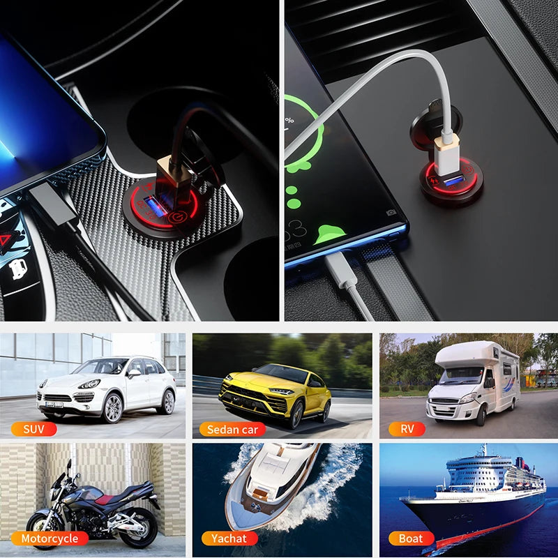 Quick 3.0 Dual USB Fast Car Charger