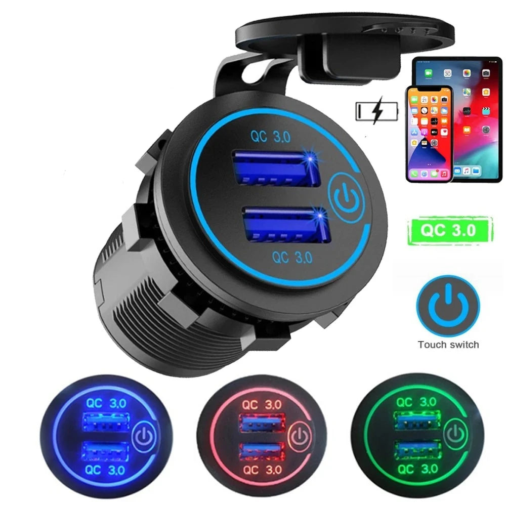 Quick 3.0 Dual USB Fast Car Charger