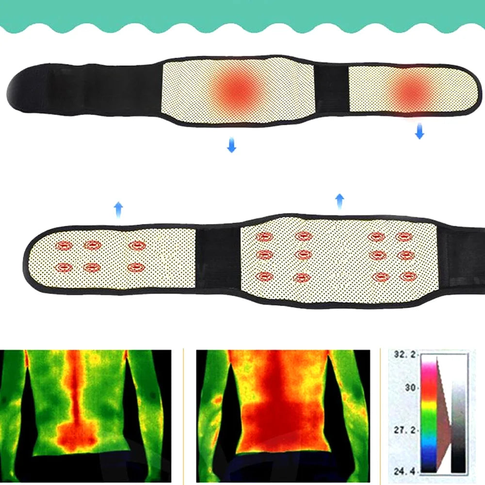 Self Heating Magnetic Therapy Belt