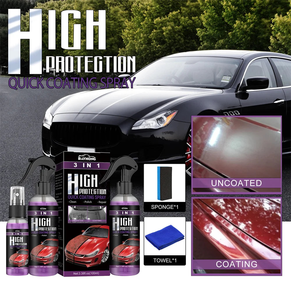 Car 3 In 1 Ceramic Coating Spray