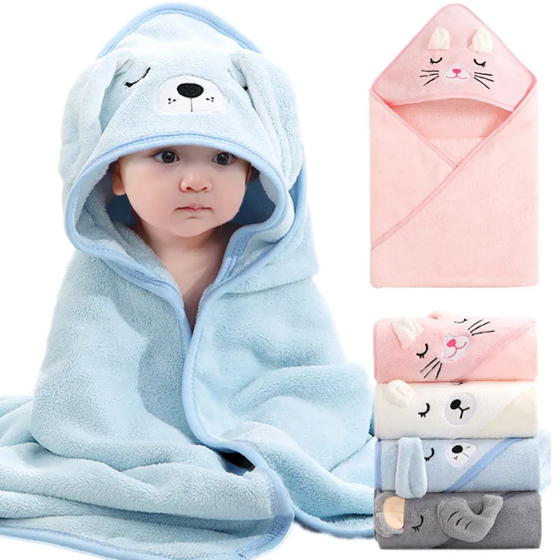 Baby Cartoon Bath Towels