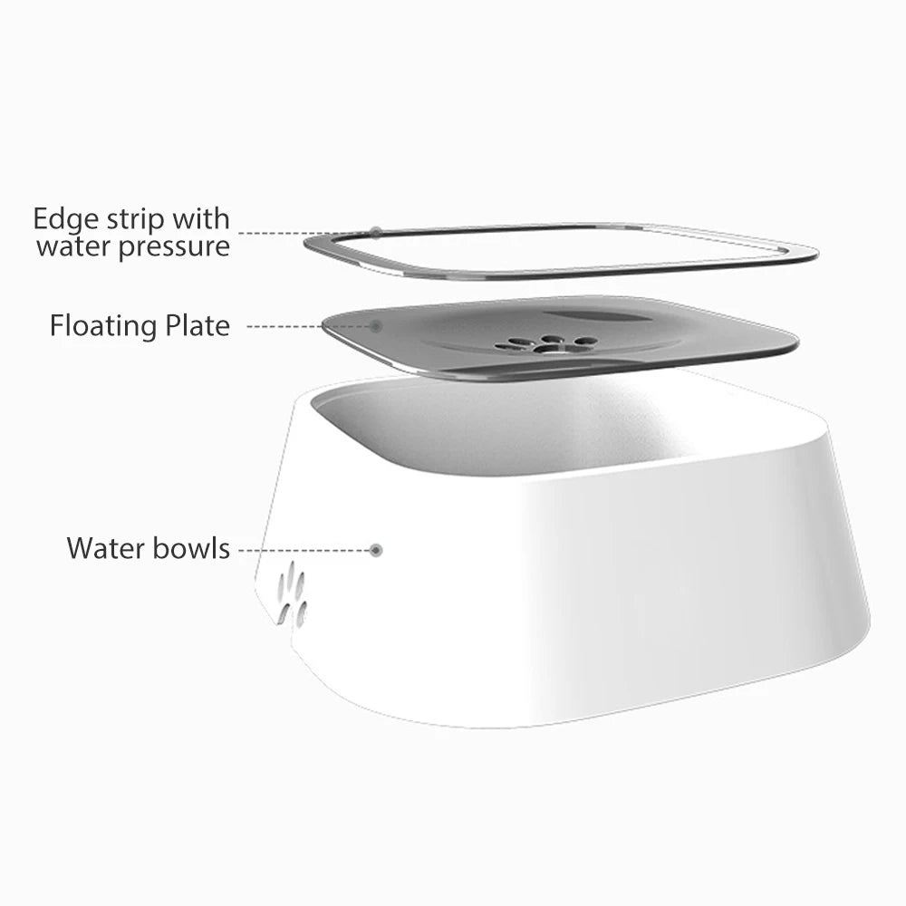 Pet Without Spill Drinking Water Bowl