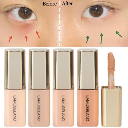 4 Colors Moisturizing Liquid Concealer Oil