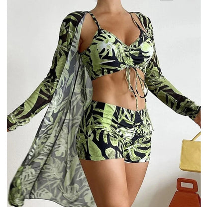 Summer Print Push Up Swimsuits