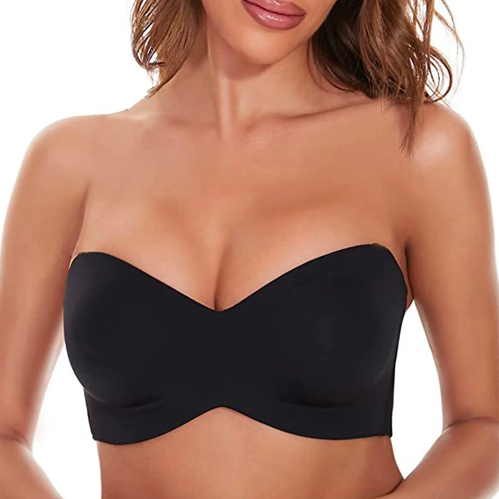 Non-Slip Convertible Bandeau Bra