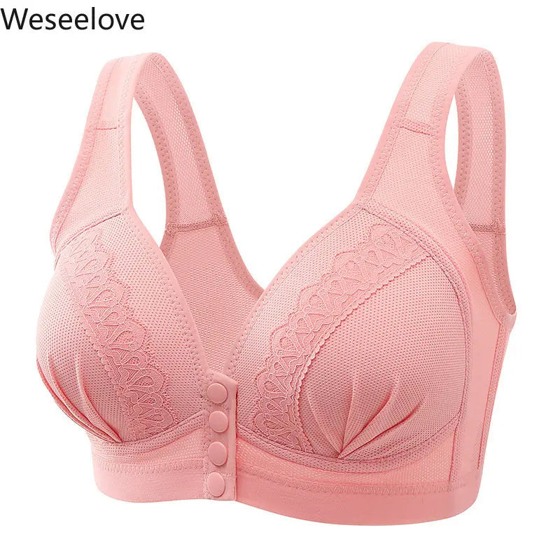 Women Sexy Front Closure Bra