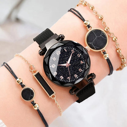 Magnetic Starry Sky Women Watches