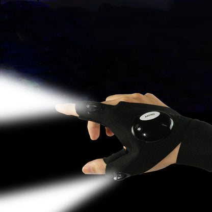 LED Flashlight Waterproof Hiking Glove