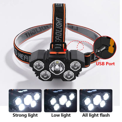 Rechargeable Fishing Head Light