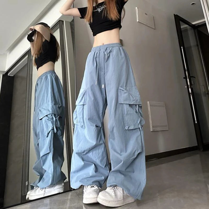 Women Hip Hop Y2K Cargo Pants