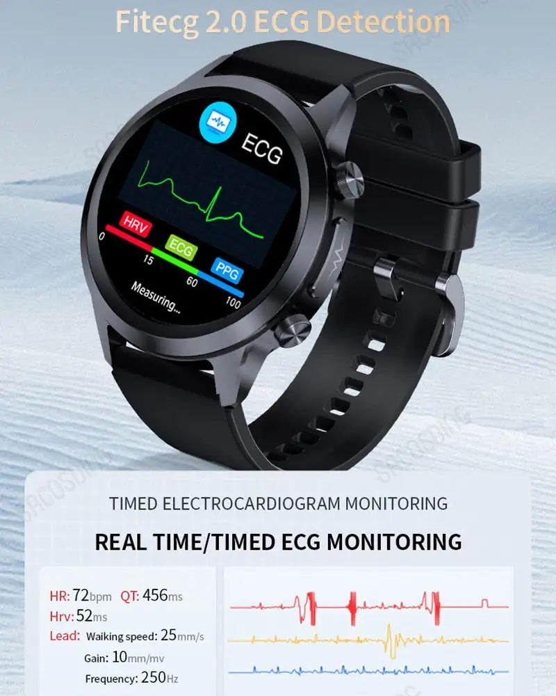 ECG Watch Pro with AFib Detection