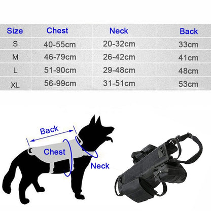 Tactical Military Dog Harness