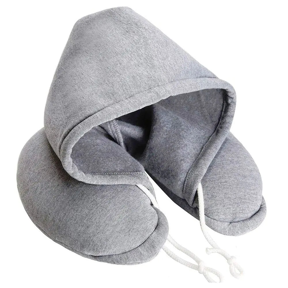 Hooded Travel Neck Pillow